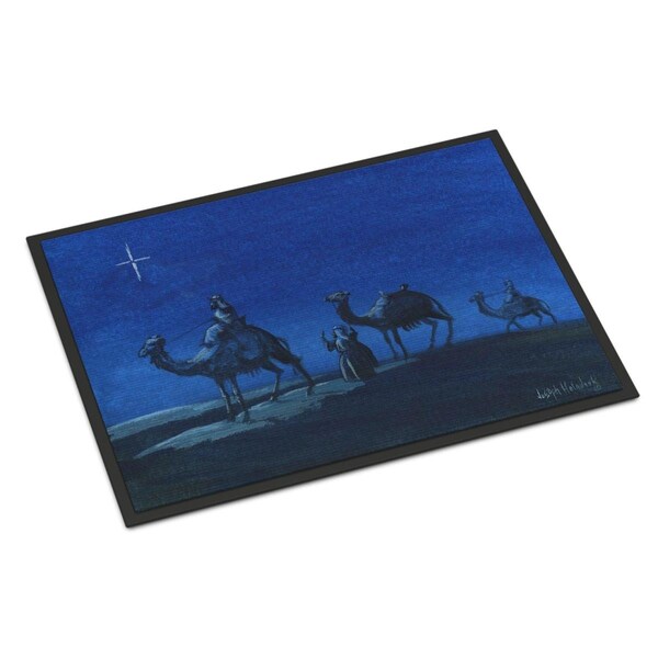 Carolines Treasures 18 x 27 in. Wise Men in Blue Indoor or Outdoor Mat PJH3001MAT - main
